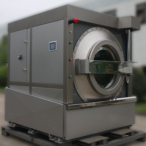 外筒門設有安全裝置,若運行中門被打開,機器立即停止運轉,確保機器、操作人員的安全 外筒門設有安全裝置,若運行中門被打開,機器立即停止運轉,確保機器、操作人員的安全